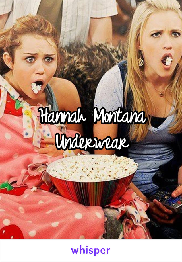 Hannah Montana Underwear