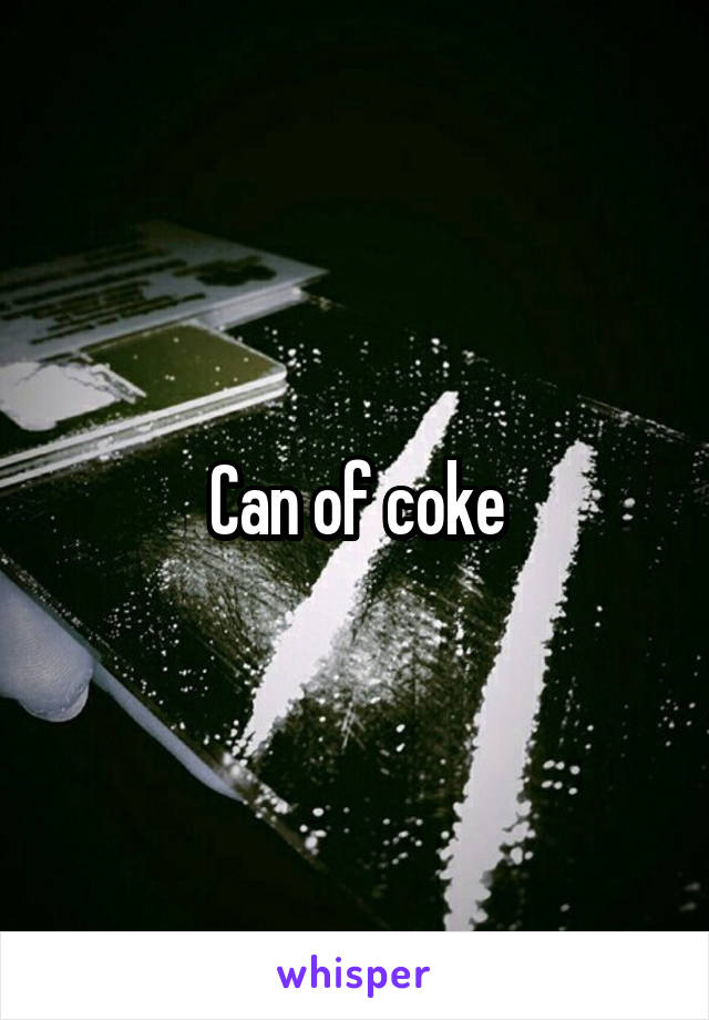 Can of coke