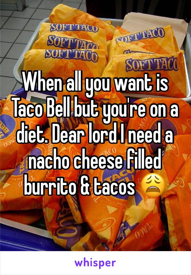 When all you want is Taco Bell but you're on a diet. Dear lord I need a nacho cheese filled burrito & tacos 😩