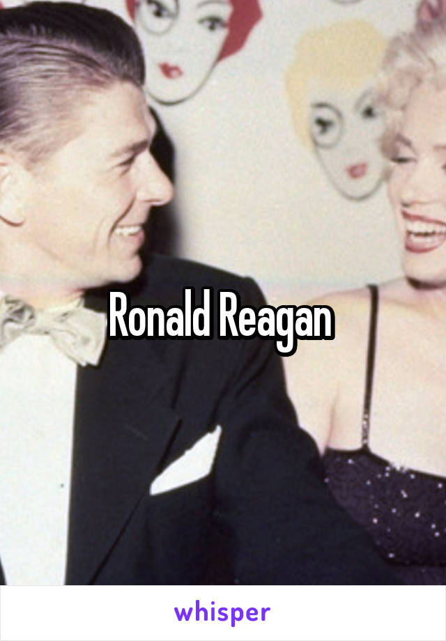 Ronald Reagan 