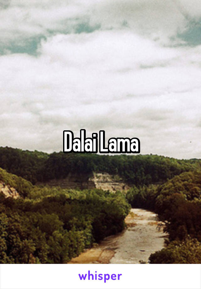 Dalai Lama