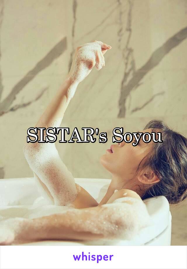 SISTAR's Soyou