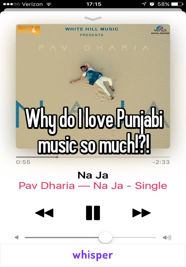 Why do I love Punjabi music so much!?!