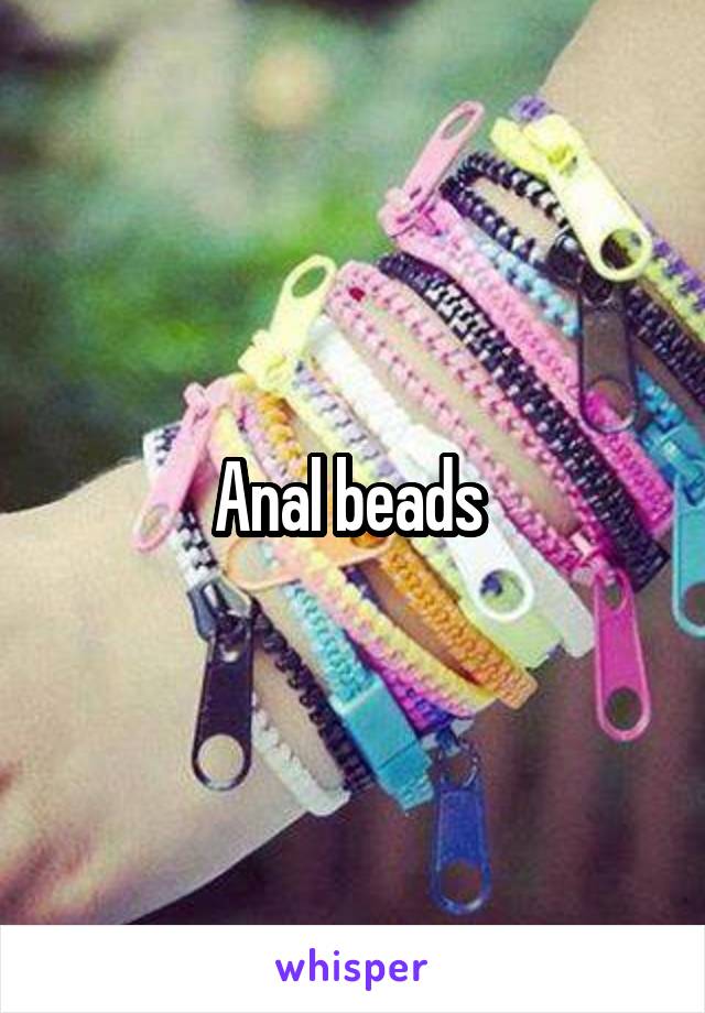 Anal beads 