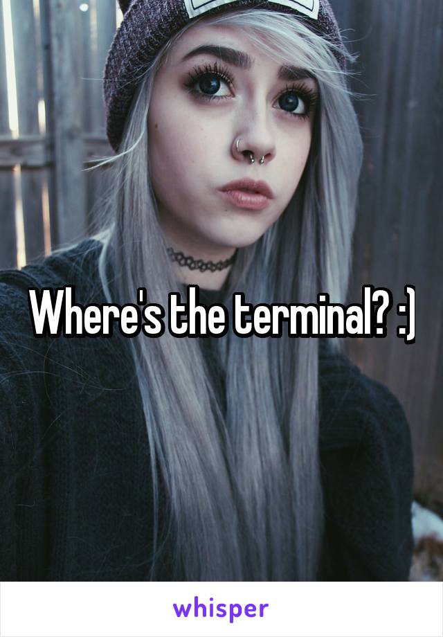 Where's the terminal? :)