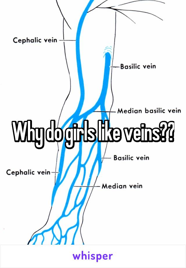 Why do girls like veins??