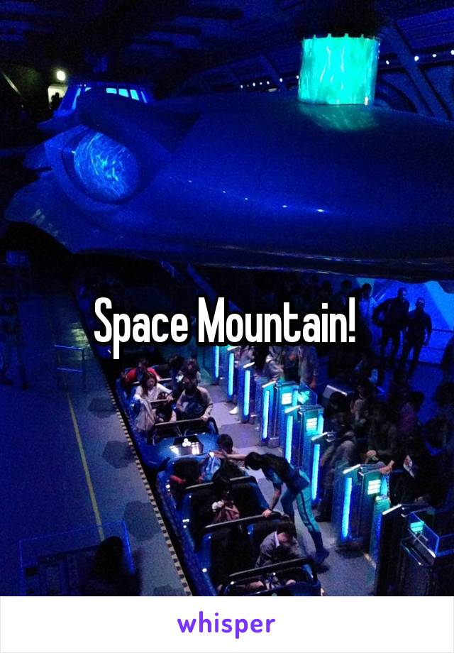 Space Mountain! 