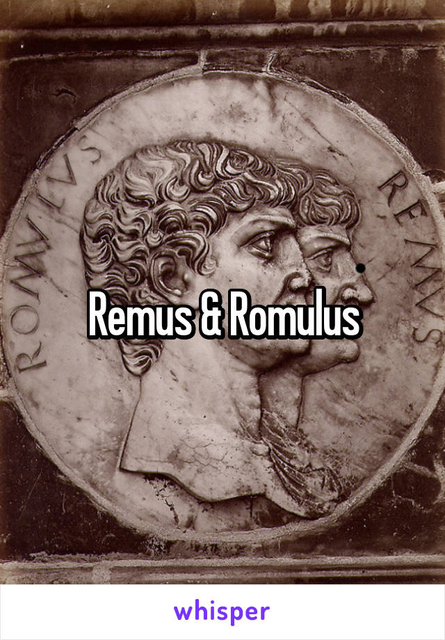 Remus & Romulus