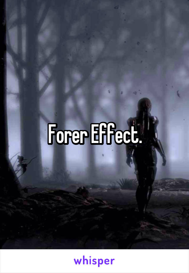 Forer Effect.