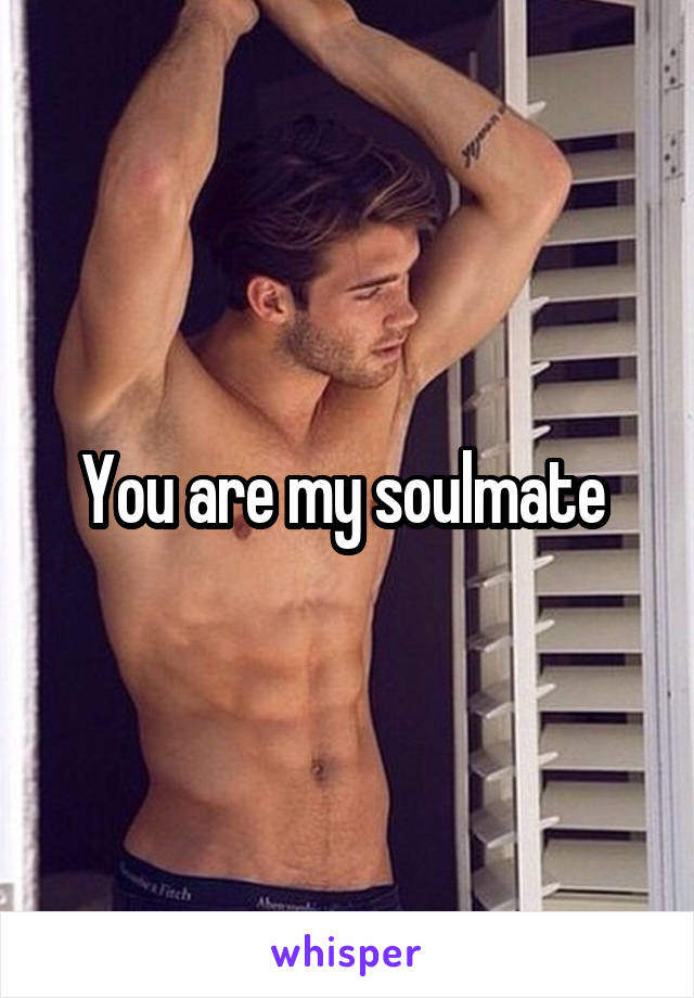 You are my soulmate 