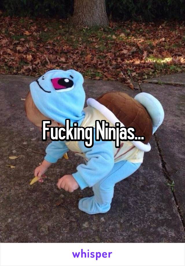 Fucking Ninjas...