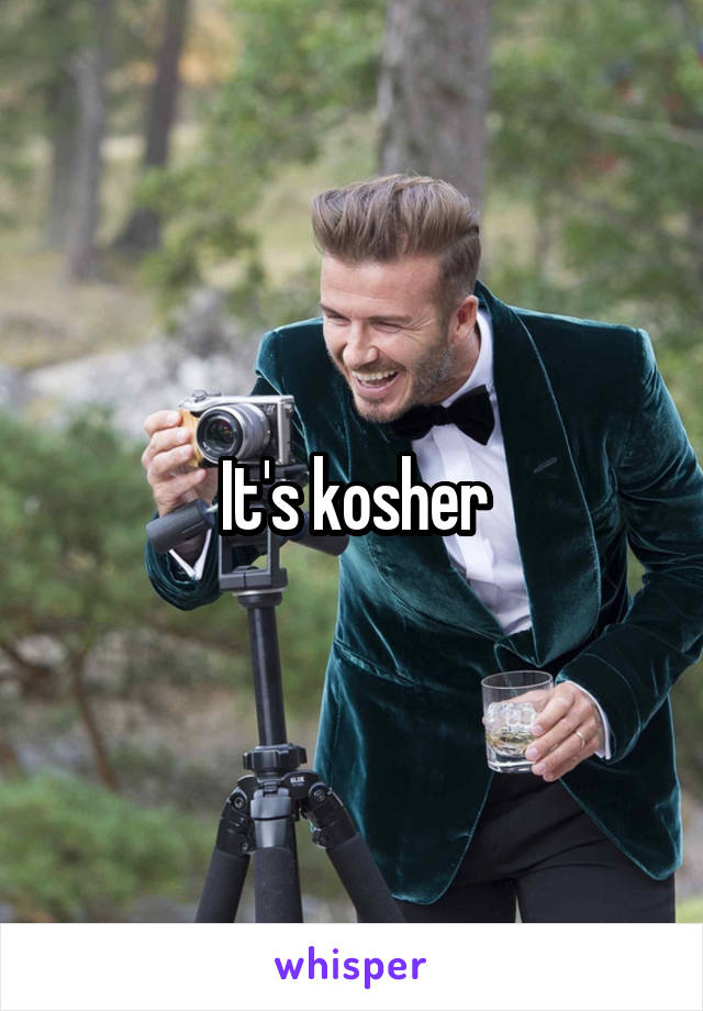 It's kosher