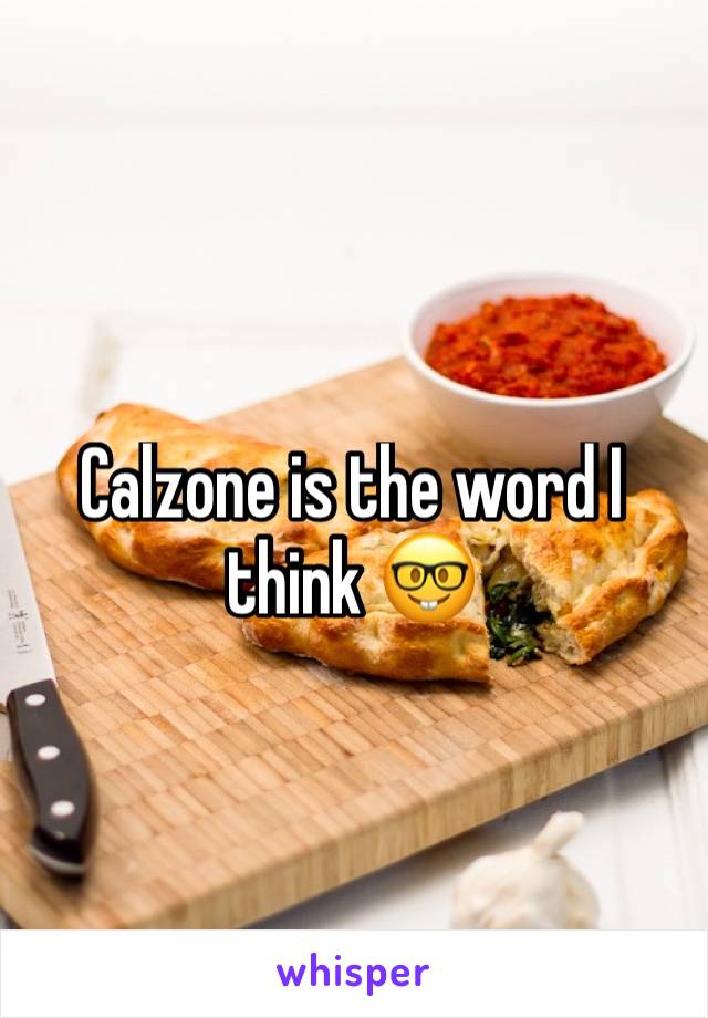 Calzone is the word I think 🤓