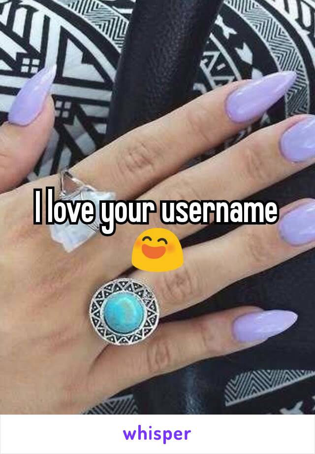 I love your username 😄