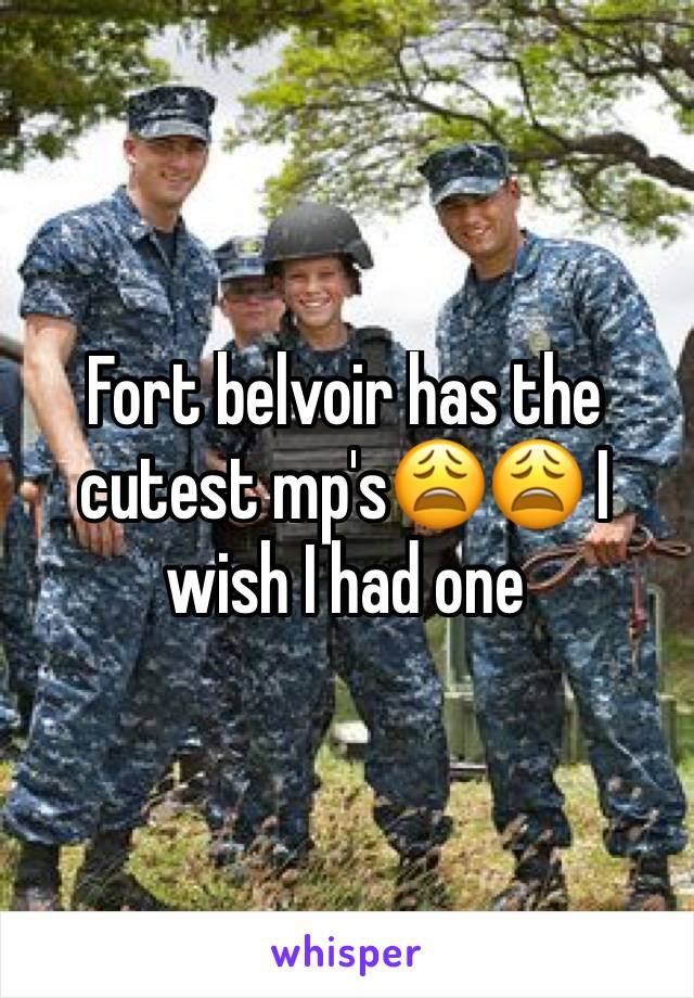 Fort belvoir has the cutest mp's😩😩 I wish I had one