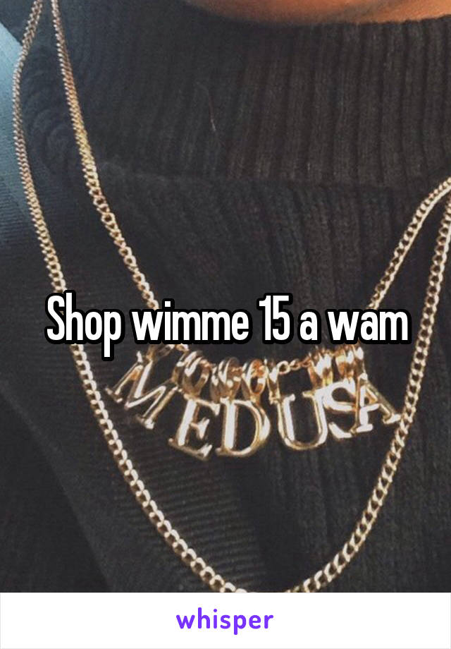 Shop wimme 15 a wam