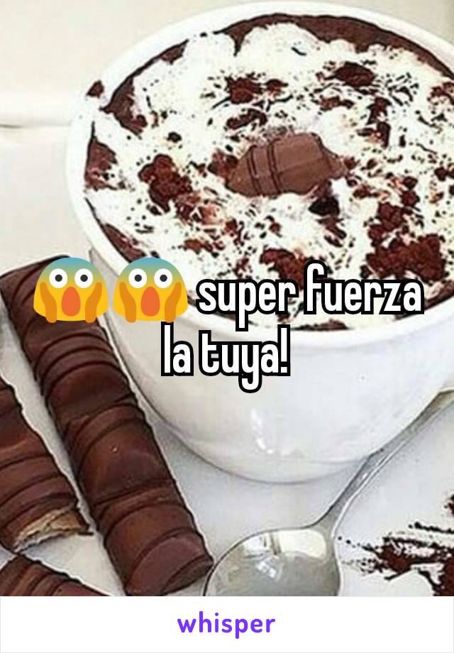 😱😱 super fuerza la tuya!