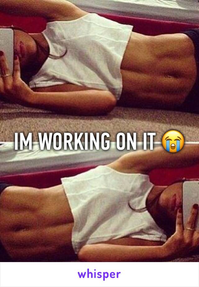 IM WORKING ON IT 😭