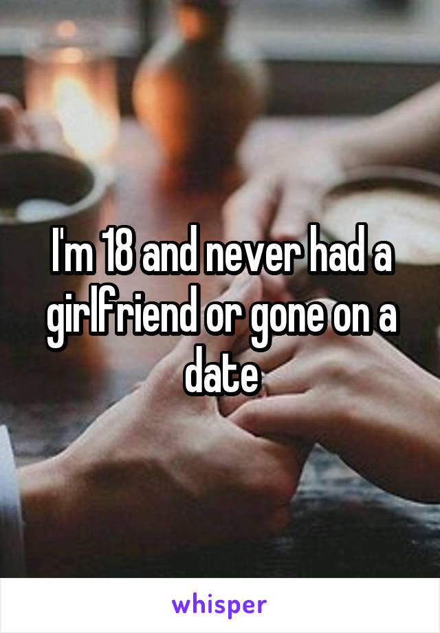 I'm 18 and never had a girlfriend or gone on a date