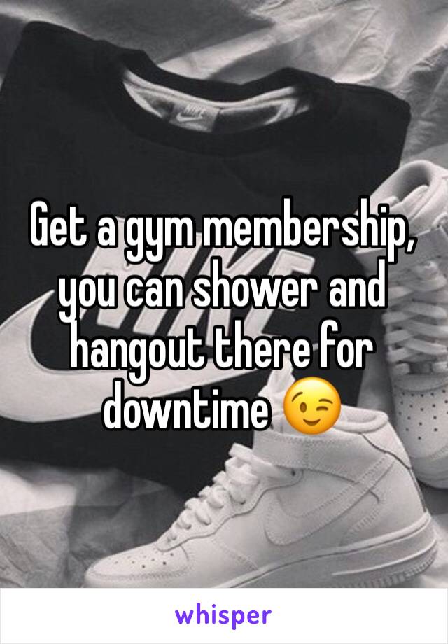 Get a gym membership, you can shower and hangout there for downtime 😉