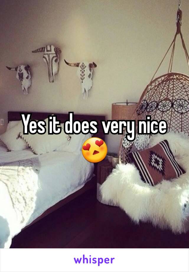 Yes it does very nice😍