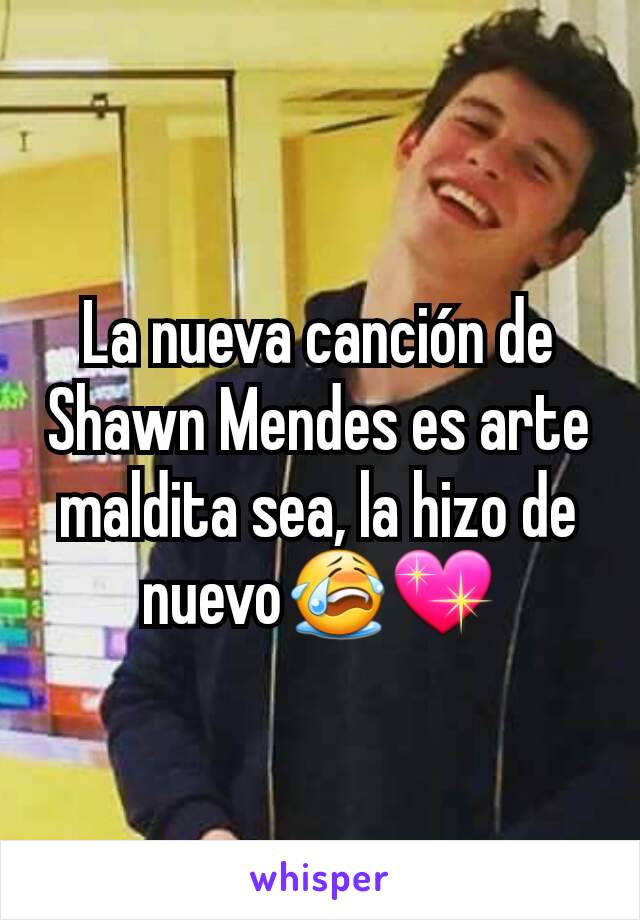 La nueva canción de Shawn Mendes es arte maldita sea, la hizo de nuevo😭💖