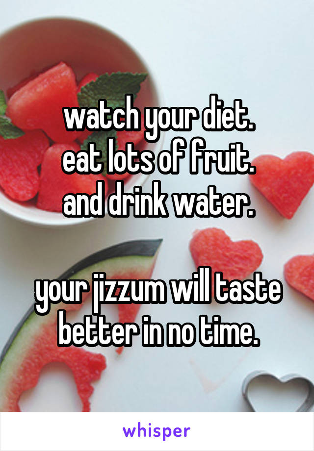 watch your diet.
eat lots of fruit.
and drink water.

your jizzum will taste better in no time.