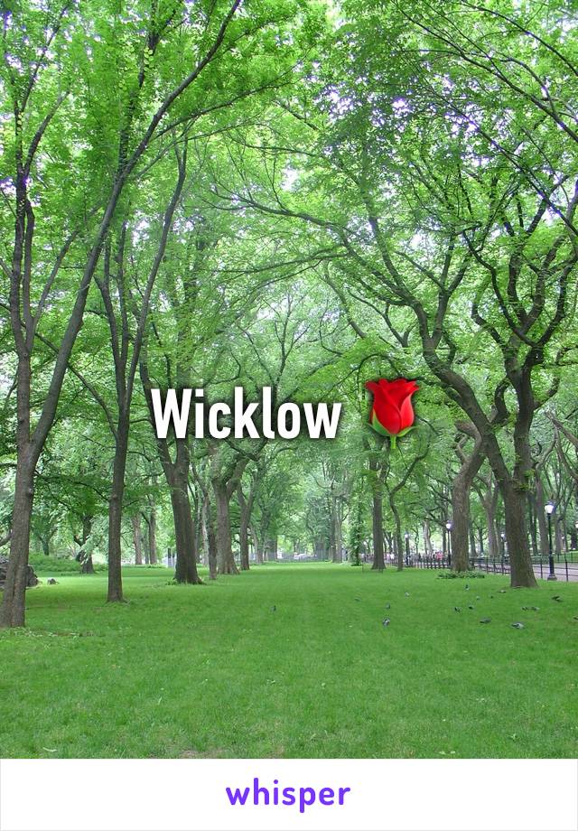 Wicklow 🌹