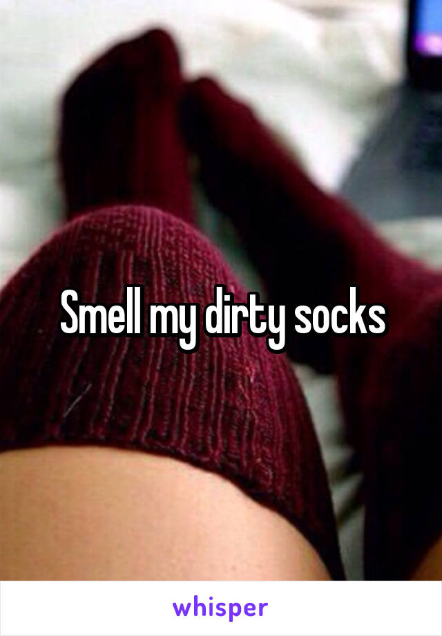 Smell my dirty socks