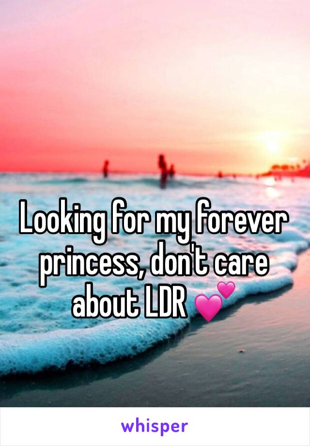 Looking for my forever princess, don't care about LDR 💕