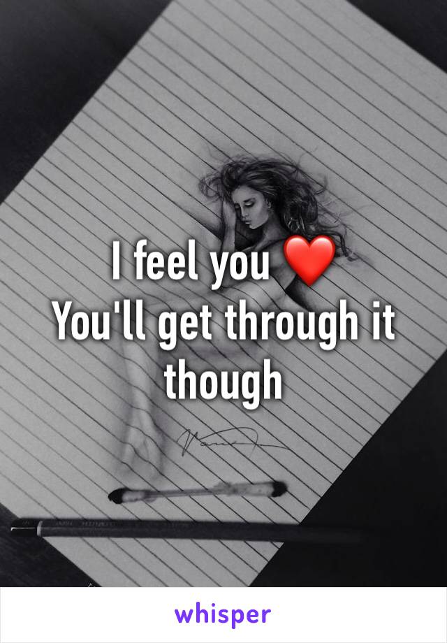 I feel you ❤️
You'll get through it though