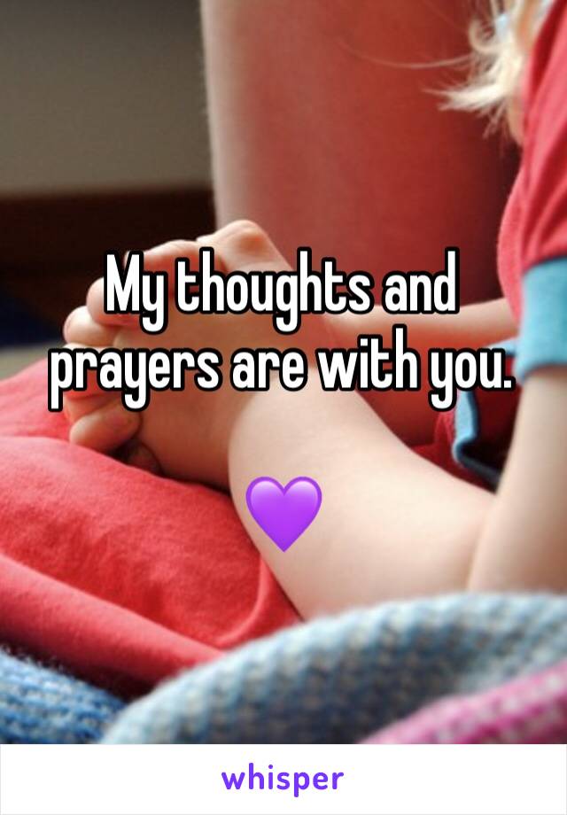 My thoughts and prayers are with you.  

💜