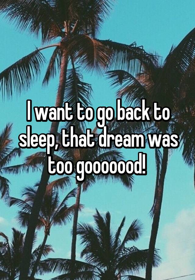 i-want-to-go-back-to-sleep-that-dream-was-too-gooooood