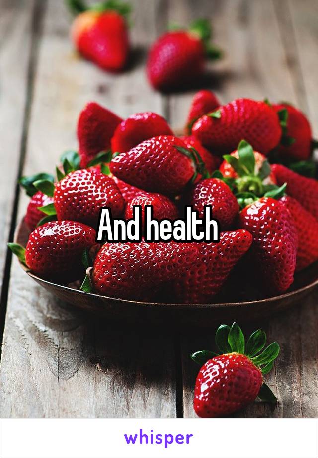 And health 