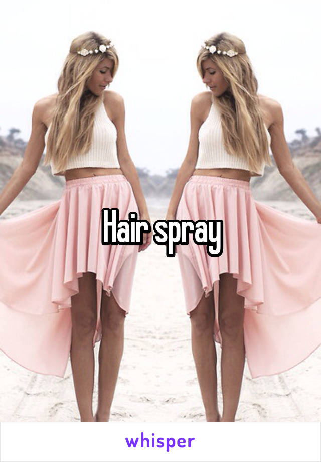 Hair spray