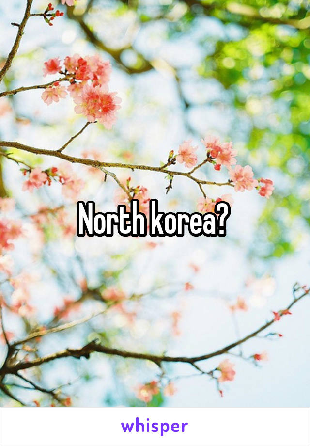 North korea? 