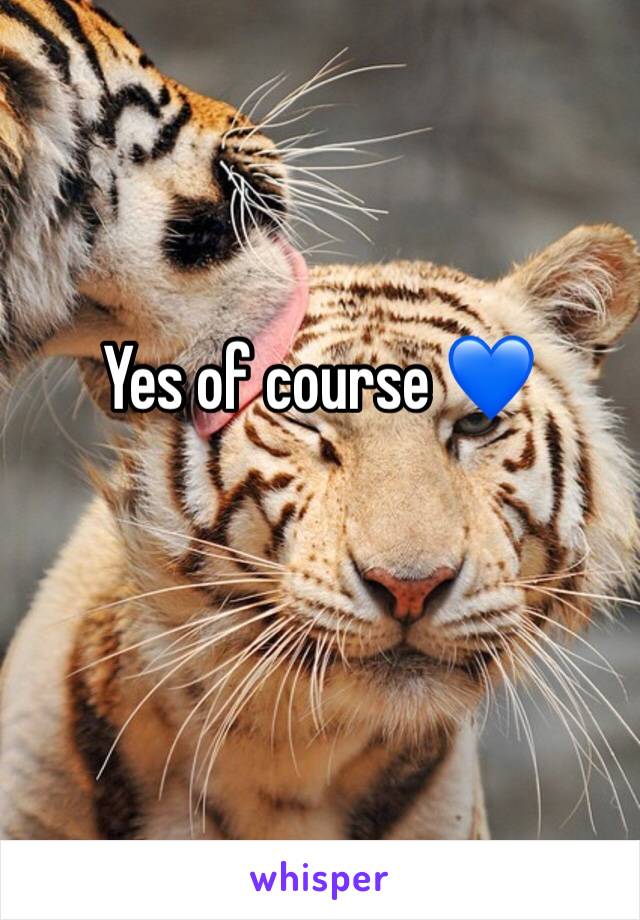 Yes of course 💙