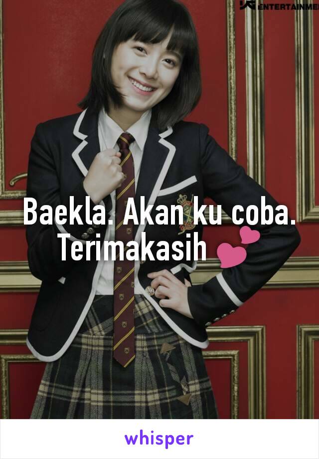 Baekla. Akan ku coba.
Terimakasih 💕