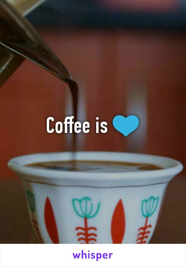 Coffee is 💙