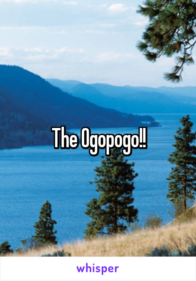 The Ogopogo!!