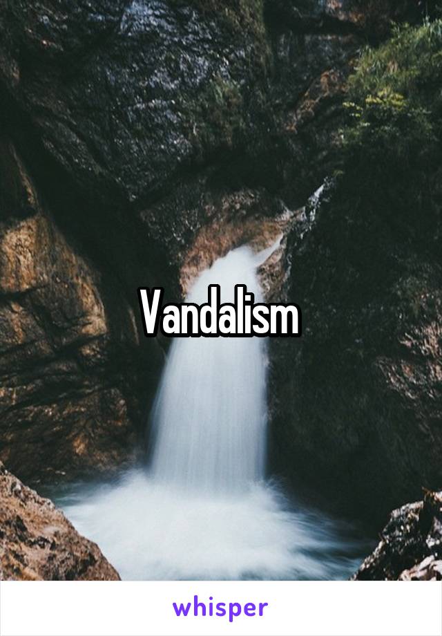 Vandalism 