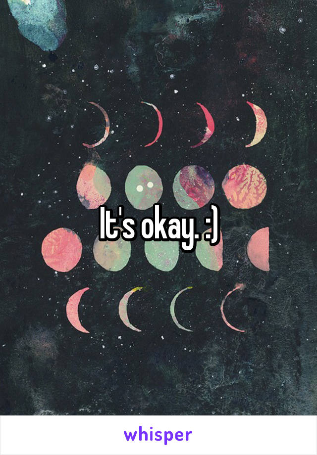 It's okay. :)