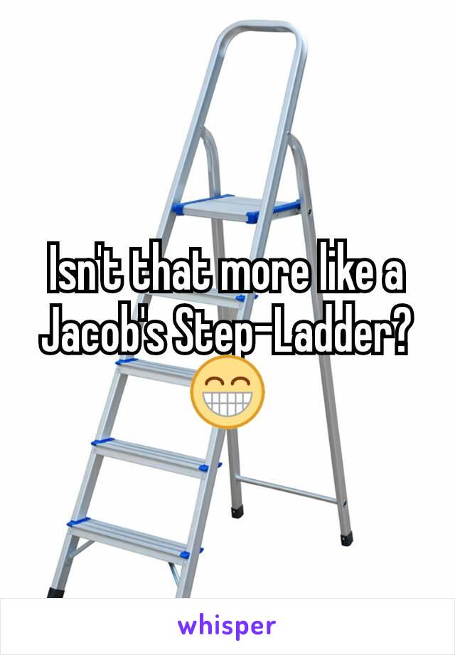 Isn't that more like a Jacob's Step-Ladder? 😁