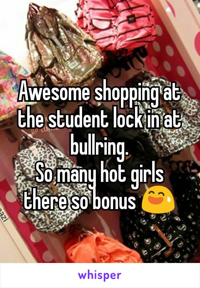 Awesome shopping at the student lock in at bullring.
So many hot girls there so bonus 😅