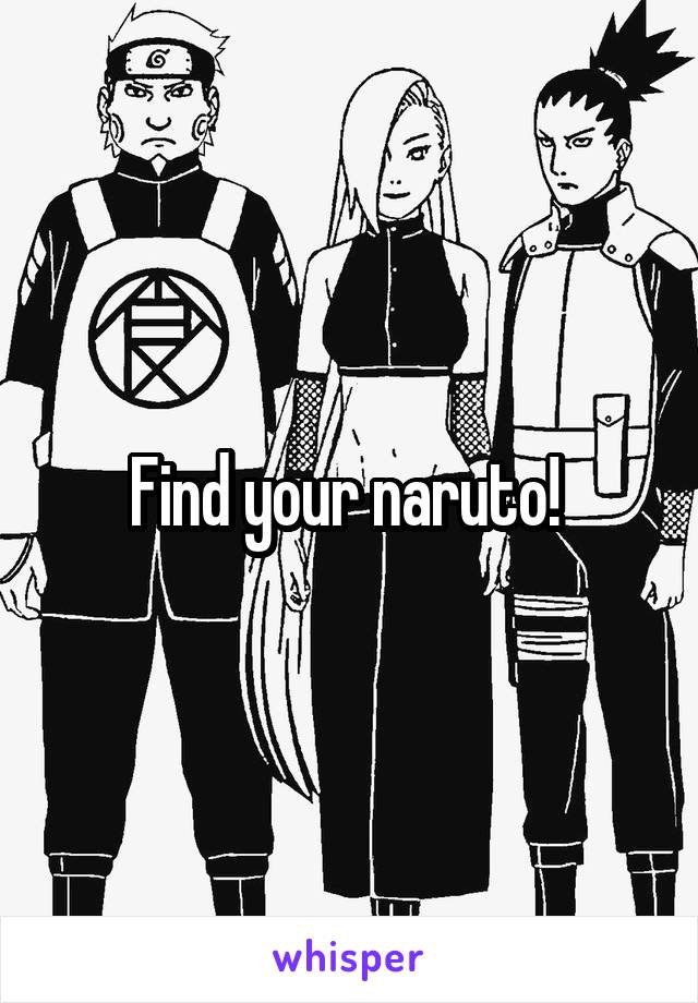 Find your naruto! 