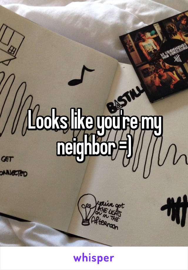 Looks like you're my neighbor =)