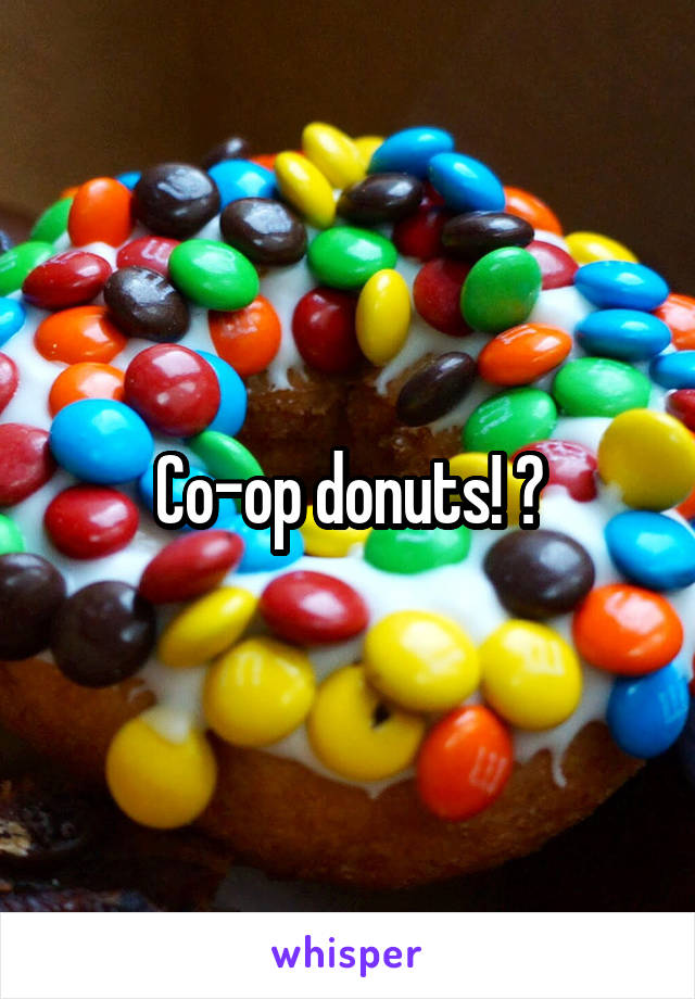 Co-op donuts! 💜