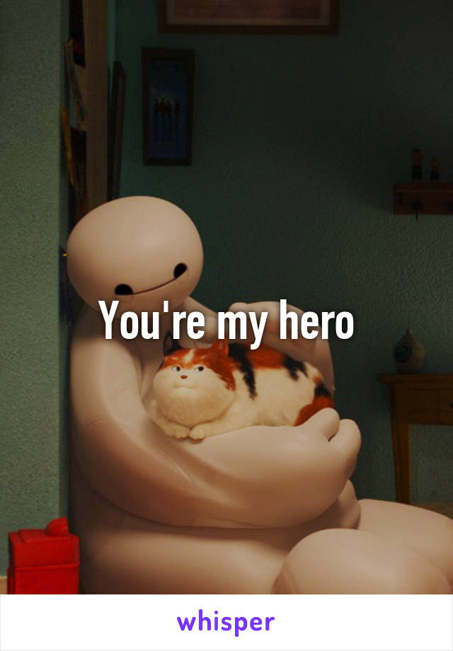 You're my hero