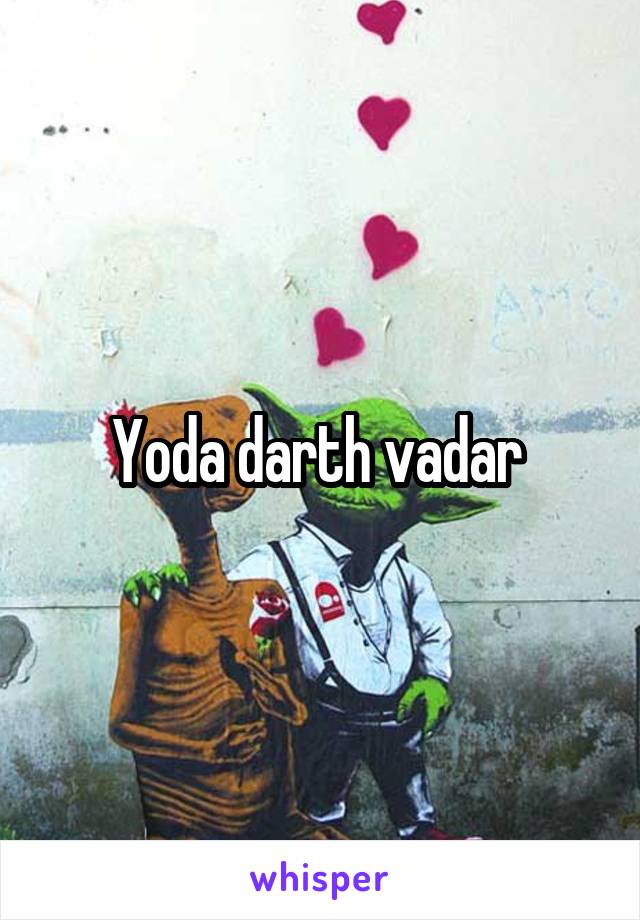 Yoda darth vadar 