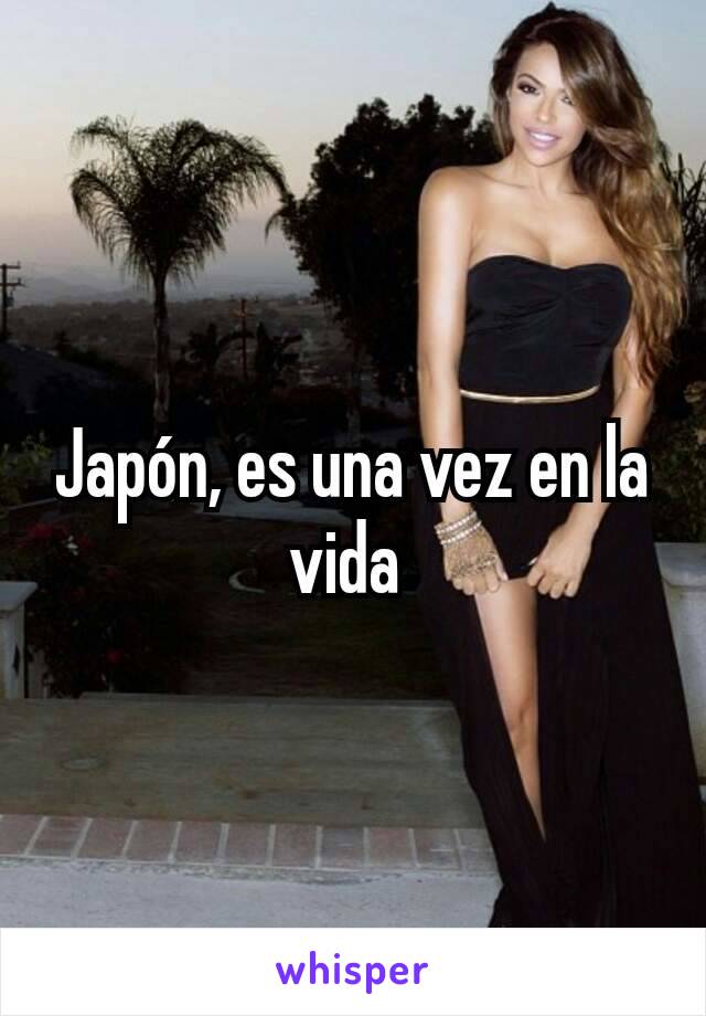 Japón, es una vez en la vida 